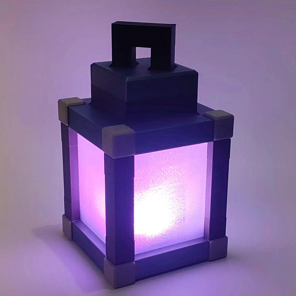 Pixelated Block LED Night Light – Retro Gaming Inspired USB Desk Lamp