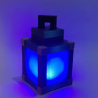 Pixelated Block LED Night Light – Retro Gaming Inspired USB Desk Lamp