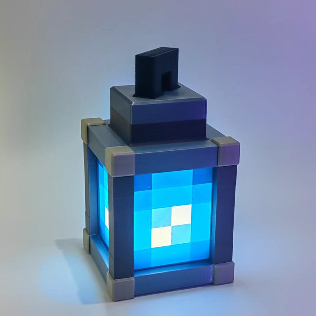 Pixelated Block LED Night Light – Retro Gaming Inspired USB Desk Lamp