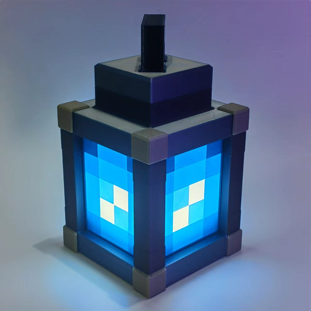 Pixelated Block LED Night Light – Retro Gaming Inspired USB Desk Lamp