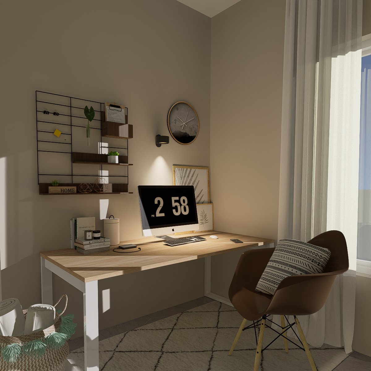 Wireless Magnetic LED Wall Light 360° Rotating – Rechargeable Touch & Remote Control Lamp