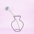 Sleek Iron Line Vase Stand – Minimalist Metal Flower Display in 5 Styles