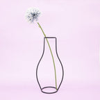 Sleek Iron Line Vase Stand – Minimalist Metal Flower Display in 5 Styles