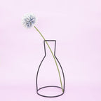 Sleek Iron Line Vase Stand – Minimalist Metal Flower Display in 5 Styles