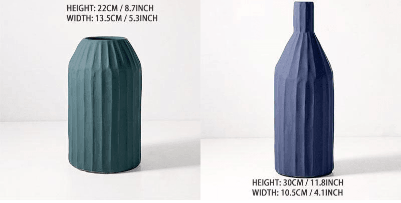 Textured Handmade Ceramic Pots – Artisan-Painted Waterproof Planters