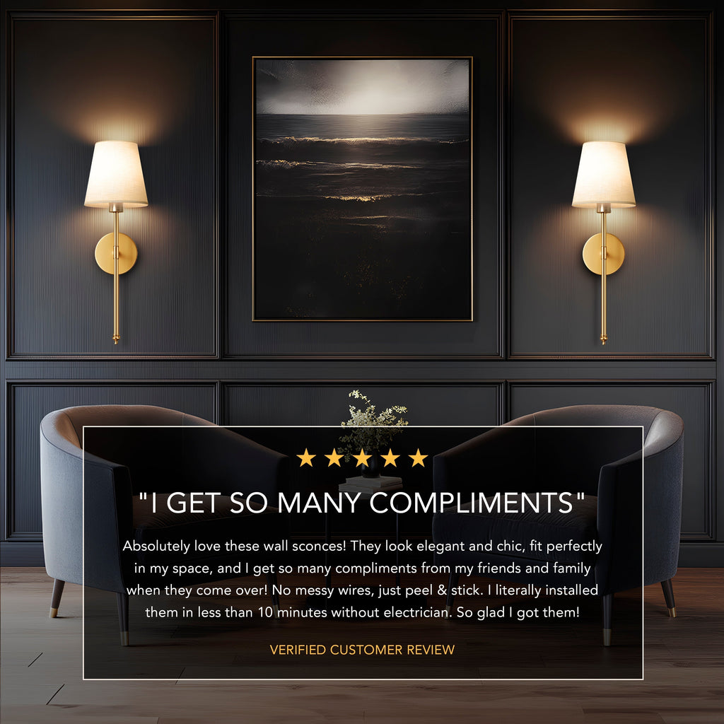 Original Wireless Wall Sconces (Set of 2)