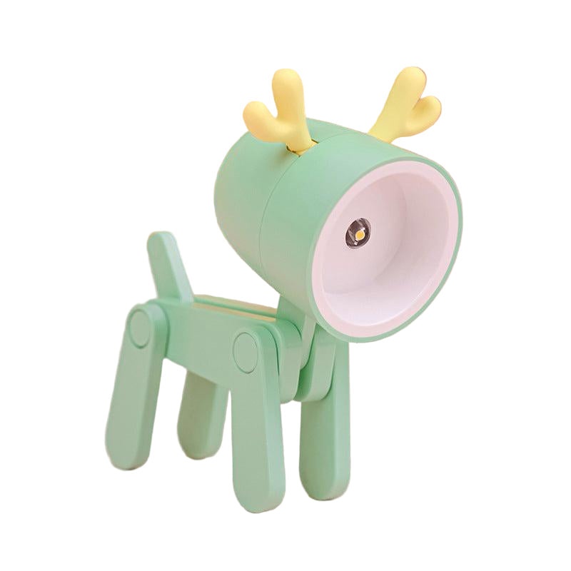 Flexible LED Animal Night Light – Adjustable Battery-Powered Bedside Lamp