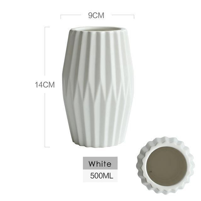 Modern Ceramic Porcelain Tabletop Vases – Available in 5 Colors