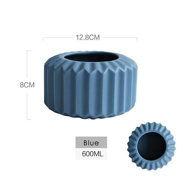 Modern Ceramic Porcelain Tabletop Vases – Available in 5 Colors