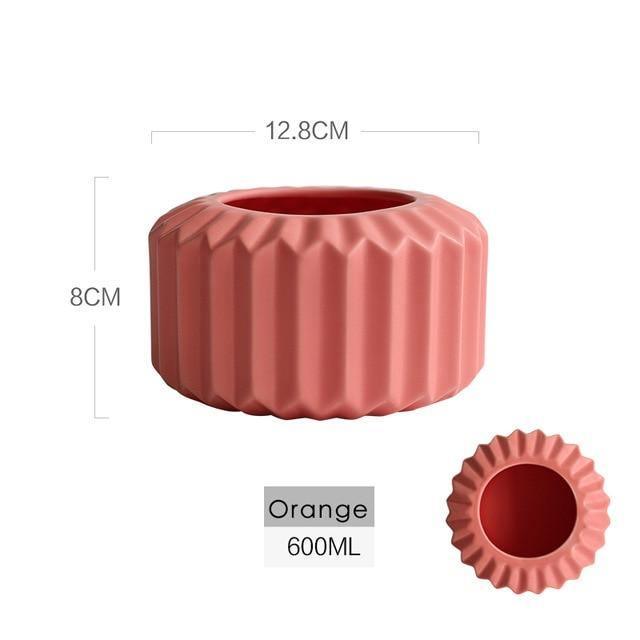 Modern Ceramic Porcelain Tabletop Vases – Available in 5 Colors
