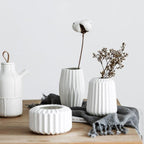 Modern Ceramic Porcelain Tabletop Vases – Available in 5 Colors