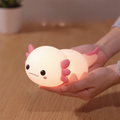 LED Silicone Animal Night Light – Rechargeable Touch-Sensitive Lamp with 3 Brightness Levels