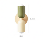 Modern Scandinavian LED Wall Light 12W – Dimmable Aluminum Fixture with Warm Glow