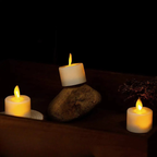 LED Flameless Candles with Remote Control – Realistic Flickering Wax Pillar Set