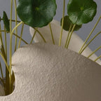 White Broken Egg Ceramic Vase – Unique Decorative Display in Small, Medium & Large