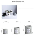 Modern Nordic Tabletop Ceramic Planter Vase – Available in Small, Medium & Large