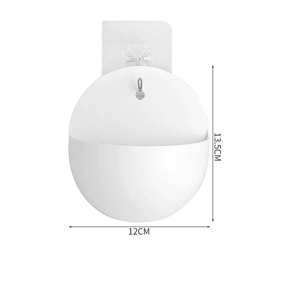 Angular Suspended Wall Planter with Hook – Polypropylene Hanging Flowerpot