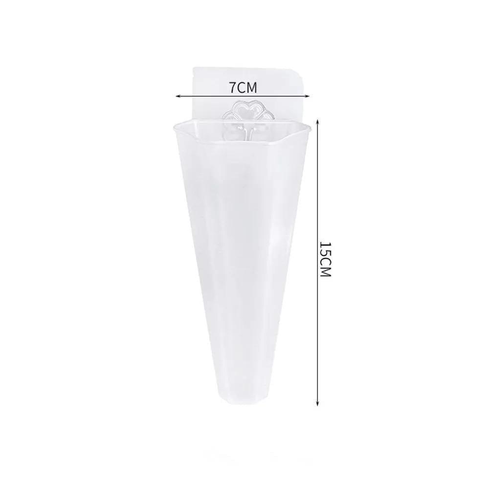 Angular Suspended Wall Planter with Hook – Polypropylene Hanging Flowerpot