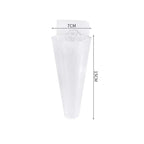 Angular Suspended Wall Planter with Hook – Polypropylene Hanging Flowerpot