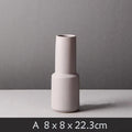 Contemporary Matte Ceramic Vases – Premium Porcelain in 5 Shapes & 4 Colors
