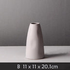 Contemporary Matte Ceramic Vases – Premium Porcelain in 5 Shapes & 4 Colors