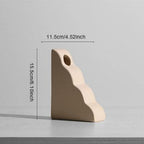 Contemporary Beige Ceramic Vase Collection – Eco-Friendly Modern Nordic Decor