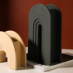 Arch-Shaped Handmade Ceramic Vase – Available in Apricot, Terracotta & Charcoal