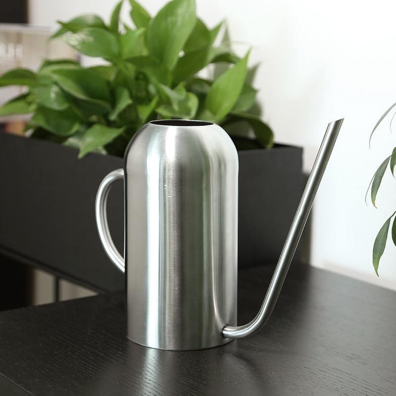 Sleek Stainless Steel Watering Can 1.5L – Modern Plant Care in Three Finishes