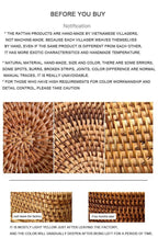 Handcrafted Natural Rattan Vase – Non-Coated Woven Display for Dried Flowers