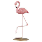 Exotic Flamingo Resin Statuette – Modern Red Bird Home Decor Accent