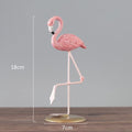 Exotic Flamingo Resin Statuette – Modern Red Bird Home Decor Accent